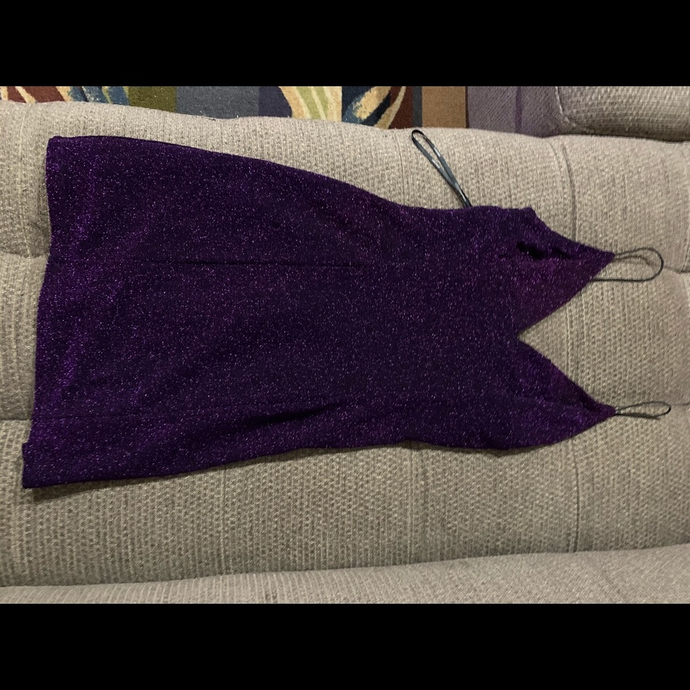 Forever 21 Purple Glitter Dress